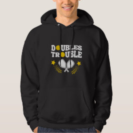 Dubbel Problemen Pickleball Toernooi Partner Naam Hoodie