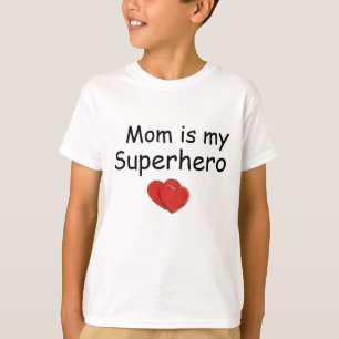 Dubbel rood hart in liefde + je rug. en ideeën t-shirt