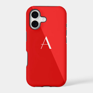 Dubbel Rood Monogram iPhone 5 Hoesje