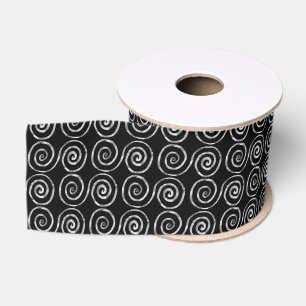 Dubbel Spiraal Keltisch Patroon Grosgrain Lint