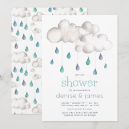 Dubbel troebel met een kans op een Baby shower Kaart