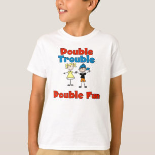 Dubbel Trouble Kinder T-shirt
