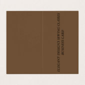 Dubbel visitekaartje (Buitenkant ongevouwen)