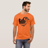 Dubbelbandastrild T-shirt (Voorkant volledig)