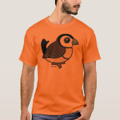 Dubbelbandastrild T-shirt (Voorkant)