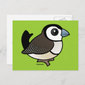 Dubbelbarige vink briefkaart (Voorkant / Achterkant)