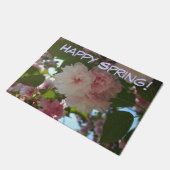 Dubbelbloeiende Cherry Tree I Spring Floral Deurmat (Schuin)