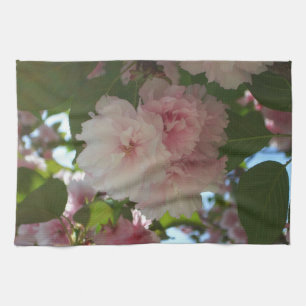Dubbelbloeiende Cherry Tree I Spring Floral Theedoek