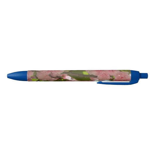 Dubbelbloeiende Cherry Tree III Spring Floral Blauwe Inkt Pen (Bodem)