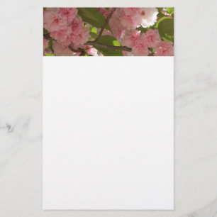 Dubbelbloeiende Cherry Tree III Spring Floral Briefpapier