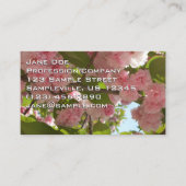 Dubbelbloeiende Cherry Tree III Spring Floral Visitekaartje (Voorkant)