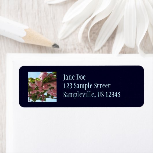 Dubbelbloeiende Cherry Tree IV Spring Etiket (Insitu)