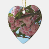 Dubbelbloeiende Cherry Tree IV Spring Keramisch Ornament (Links)