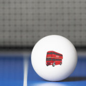 Dubbeldecker cartoon illustratie pingpongballen (Net)