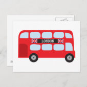 Dubbeldeckerbus in Londen Briefkaart (Voorkant / Achterkant)
