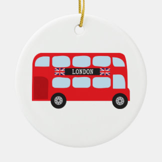 Dubbeldeckerbus in Londen Keramisch Ornament