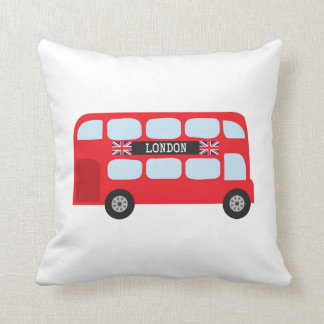 Dubbeldeckerbus in Londen Kussen