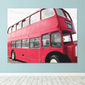 Dubbeldeksbus Canvas Afdruk (Insitu (Houten vloer))