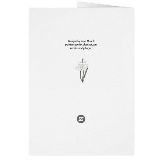 Dubbele affodil (Achterkant)