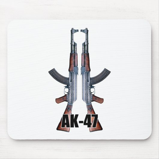 Dubbele AK-47 Assault Rifiles Muismat (Voorkant)