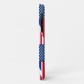 Dubbele Amerikaanse staatsburger en Britse vlag Case-Mate iPhone Case (Achterkant/links)