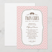 Dubbele baby Shower-uitvindingen Kaart (Voorkant / Achterkant)