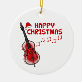 Dubbele basgitarist Kerst Ornament