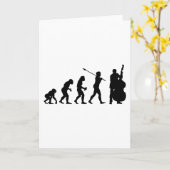 Dubbele Bassist Kaart (Gele Bloem)