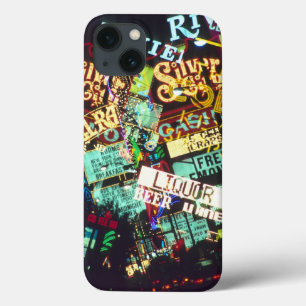 Dubbele belichting, casinoborden, Las Vegas, iPhone 13 Hoesje