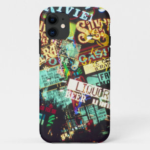 Dubbele belichting, casinoborden, Las Vegas, iPhone 11 Hoesje
