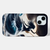 Dubbele belichting gitaar danser Case-Mate iPhone case (Achterkant (horizontaal))