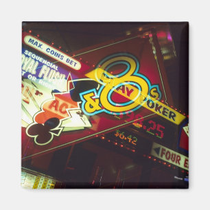 Dubbele belichting, interieur Casino, Las Vegas, Magneet