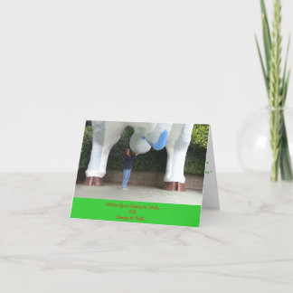 Dubbele betekenis humoristische Kerstkaart Feestdagen Kaart