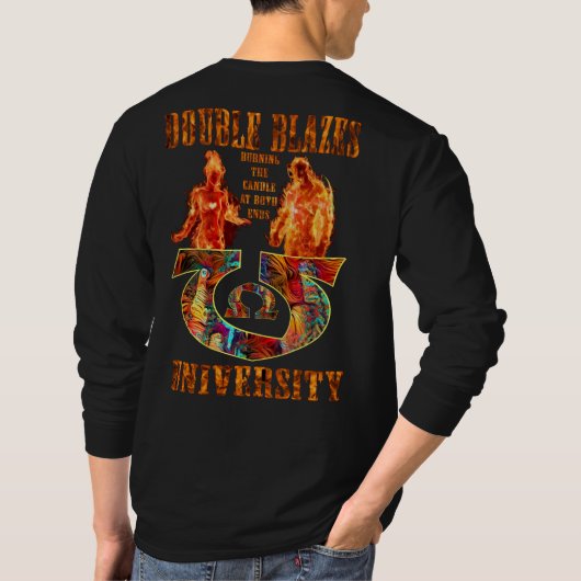 Dubbele bladzijden Voorzijde T-shirt (Achterkant)