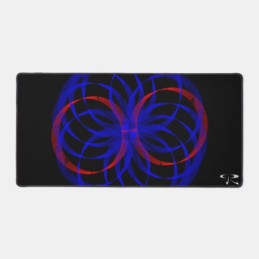 Dubbele Blueberry Kleur Accent Muismat Mat (Voorkant)