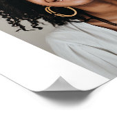 Dubbele boog foto meisje Afstuderen Poster (Hoek)