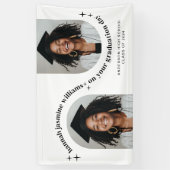 Dubbele boog foto meisje Afstuderen Poster Spandoek (Verticaal)