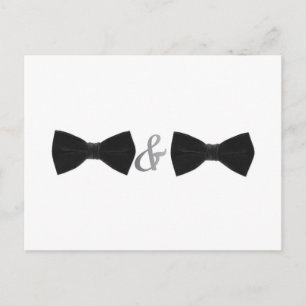 dubbele bowtie briefkaart