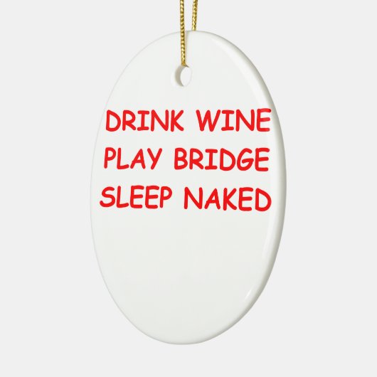 dubbele brug keramisch ornament (Links)