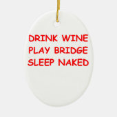 dubbele brug keramisch ornament (Voorkant)