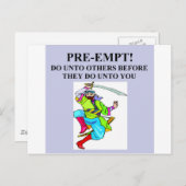 dubbele brugspeler briefkaart (Voorkant / Achterkant)