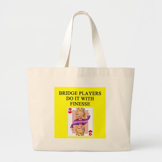 dubbele brugspeler grote tote bag (Voorkant)