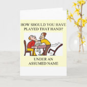 dubbele brugspeler kaart (Gele Bloem)