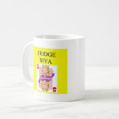 dubbele brugspeler koffiemok (Voorkant links)