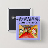 dubbele brugspeler vierkante button 5,1 cm (Voorkant /achterkant)