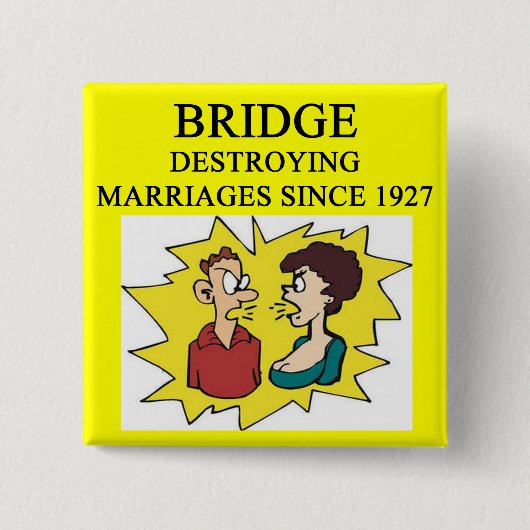 dubbele brugspeler vierkante button 5,1 cm (Voorkant)