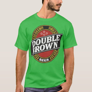 Dubbele bruine T T-shirt