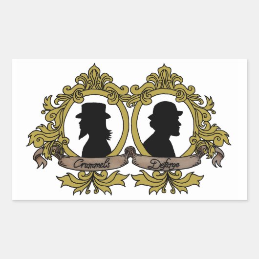 Dubbele Cameo Stickers (Voorkant)