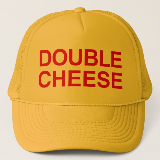 Dubbele Cheese Trucker Hat Trucker Pet (Voorkant)