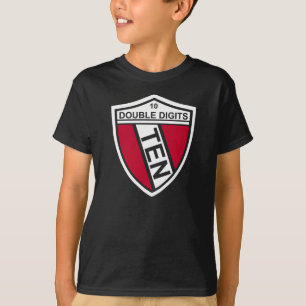 DUBBELE CIJFERS TEN geïnspireerd op 10e T-shirt o